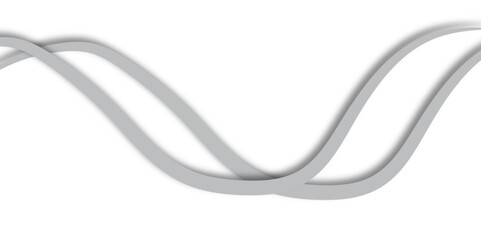 Abstract wave blend lines on transparent background. Design for banner, wallpaper, background and many more. Undulate Grey Wave Swirl, frequency sound wave, twisted curve lines with blend effect.	
