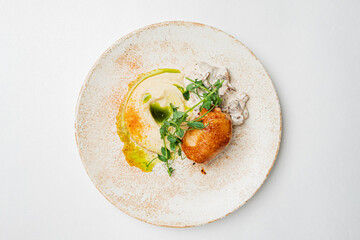 chicken with mashed potato