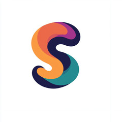 Naklejka premium flat design modern abstract logo on white background