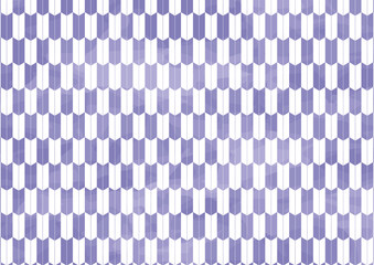 矢絣柄　水彩風　紫