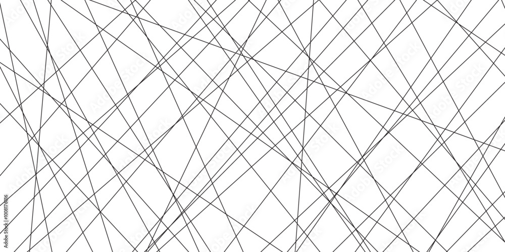 Poster abstract line background. abstract black lines with white background creative and geometric shape wi
