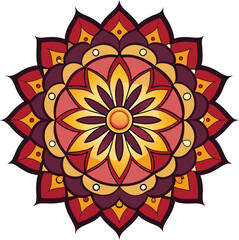 Ornamental luxury mandala pattern  design