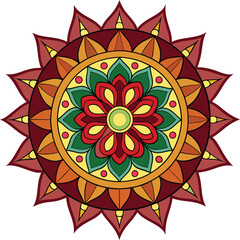 Ornamental luxury mandala pattern  design