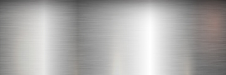 Metal silver texture background or aluminum brushed silver texture with .Abstract background for wallpaper. Vector illustration