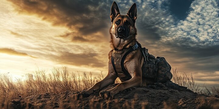 army military k9 german shephard, 