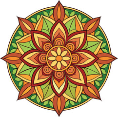 Ornamental luxury mandala pattern  design