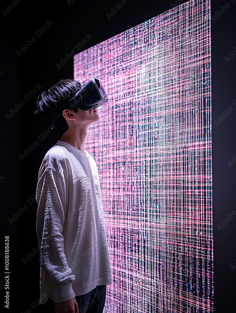 Poster quantum-powered learning environment featuring students analyzing quantum algorithms with interactiv