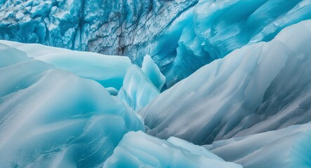 Cyan glacial texture abstract backdrop with unique patterns