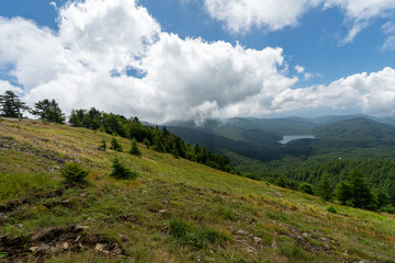 Hiking on Mountain Daibosatsu in Japan