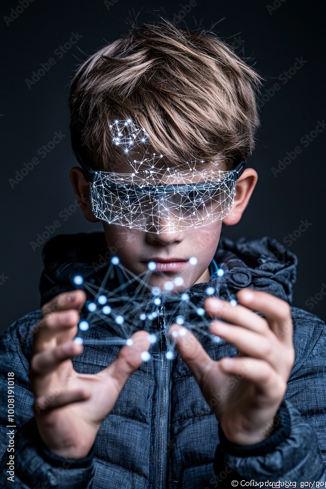 Poster an interactive quantum learning experience where students use ar glasses to manipulate atomic struct