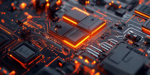 High-Tech Computer Chip Technology