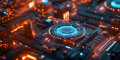 High-Tech Computer Chip Technology