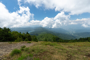 Hiking on Mountain Daibosatsu in Japan