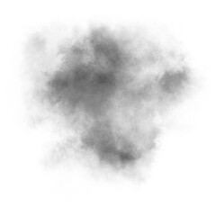 Realistic fog smoke cloud transparent background