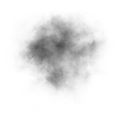 Realistic fog smoke cloud transparent background