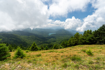 Hiking on Mountain Daibosatsu in Japan