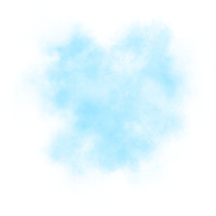 Realistic fog smoke cloud transparent background