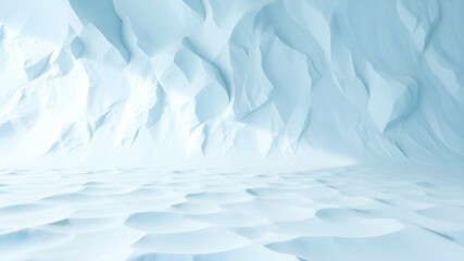 Pale blue aesthetic snow background	