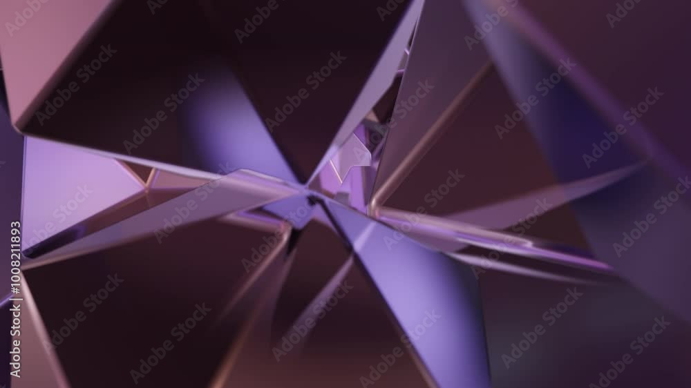 Aufkleber modern background with polygonal crystals. a geometric golden surface in abstract 3d. diamond reflec