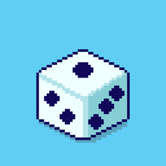 Pixel art dice game asset design