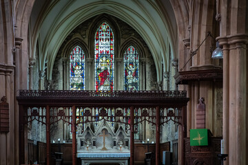 Fototapeta premium A church in Broadway the Cotswolds