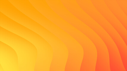 Vibrant Gradient Waves Loop | Smooth Flowing Orange to Purple 4K Background with Gentle Light Glows