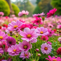 pink flowers in the garden