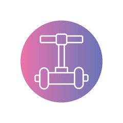 Segway icon vector stock illustration