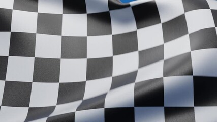 racing flag looped background