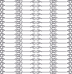 The line texture consists of long horizontal curls.