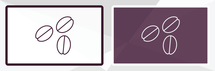 oat outline icon. Linear vector from farming and gardening concept. Thin line white and black oat icon isolated on white and dark background