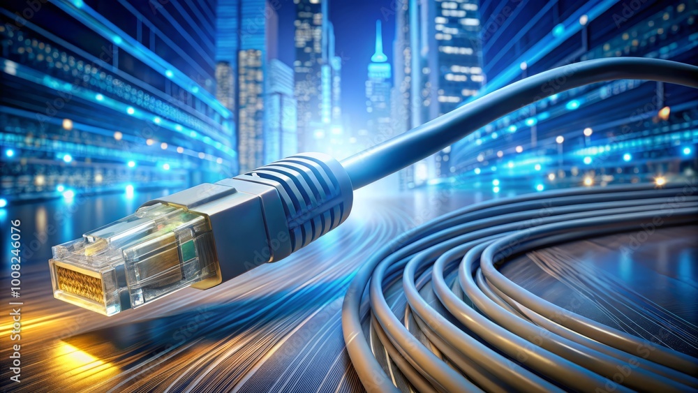 Aufkleber high-speed computer network cable designed for optimal data transfer and connectivity solutions