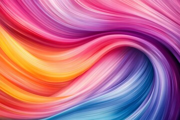 Fototapeta premium Abstract colorful wave patterns in vibrant hues.