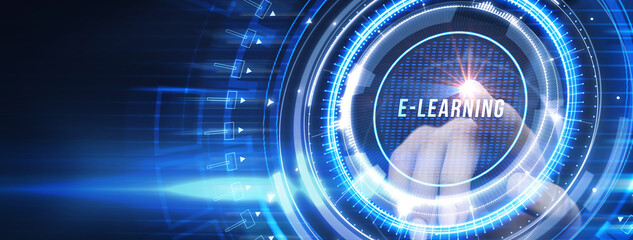 EdTech Education Technology e-learning online learning internet technology concept.