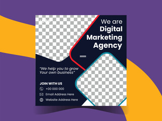 Creative and Corporate Social Media Design Templated.