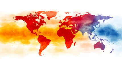 Global Temperature Rise and Pollution Impact Map