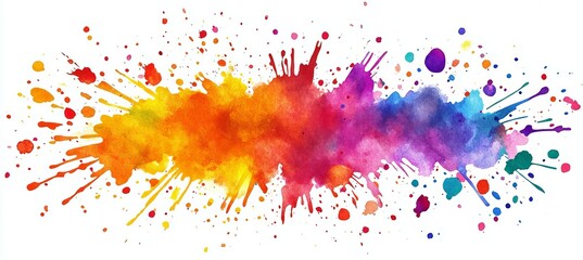 Obraz premium Abstract colorful brush texture watercolor paint background. LBGT people pride symbol. Generative ai technology.