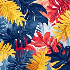 Beautifully crafted design featuring tropical flowers and leaves on an elegant dark surface