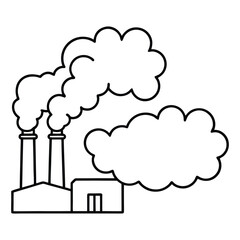 Modern and future power plants vector illustration