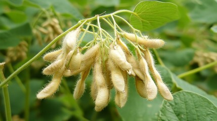 Soybean plants can get sick and have problems if they don't get the right nutrients.