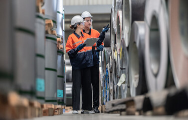 nventory Audit at Metal Sheet Factory