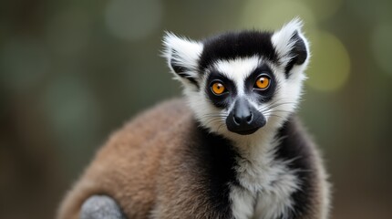 Fototapeta premium portrait of a lemur