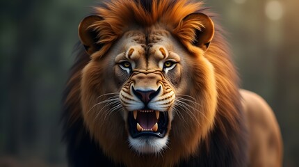 Fototapeta premium portrait of a lion