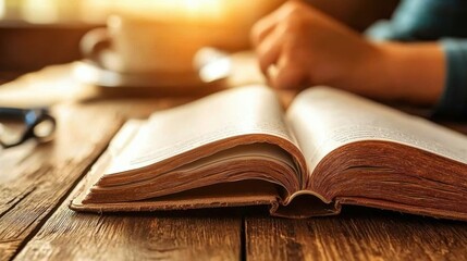 Professional Photographer Reviewing Portfolio with Client in Well-Organized Office Setting