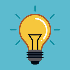 Fototapeta premium light bulb icon