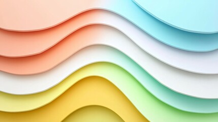 Obraz premium Animation created by stock with colorful waves