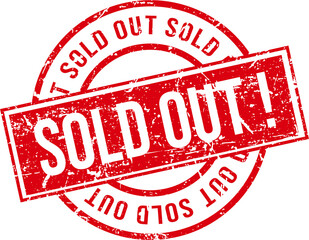 Grunge Sold Out Stamp