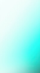 Obraz premium A soft gradient blend of white and turquoise, creating a calming and serene background.