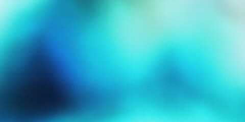 Obraz premium A soft, abstract gradient of blue and green hues blending seamlessly, creating a calming, ethereal effect.