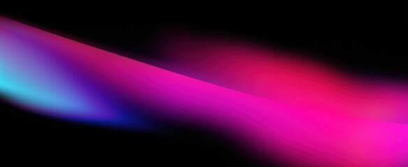 Naklejka premium A vibrant, colorful abstract image featuring flowing streaks of pink and blue light against a dark background.